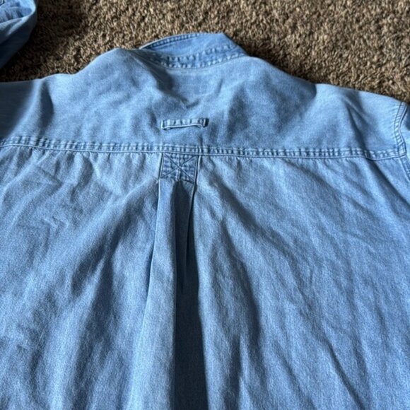 Florida Extra Large Blue Denim Shirt With Patch - Picture 8 of 9